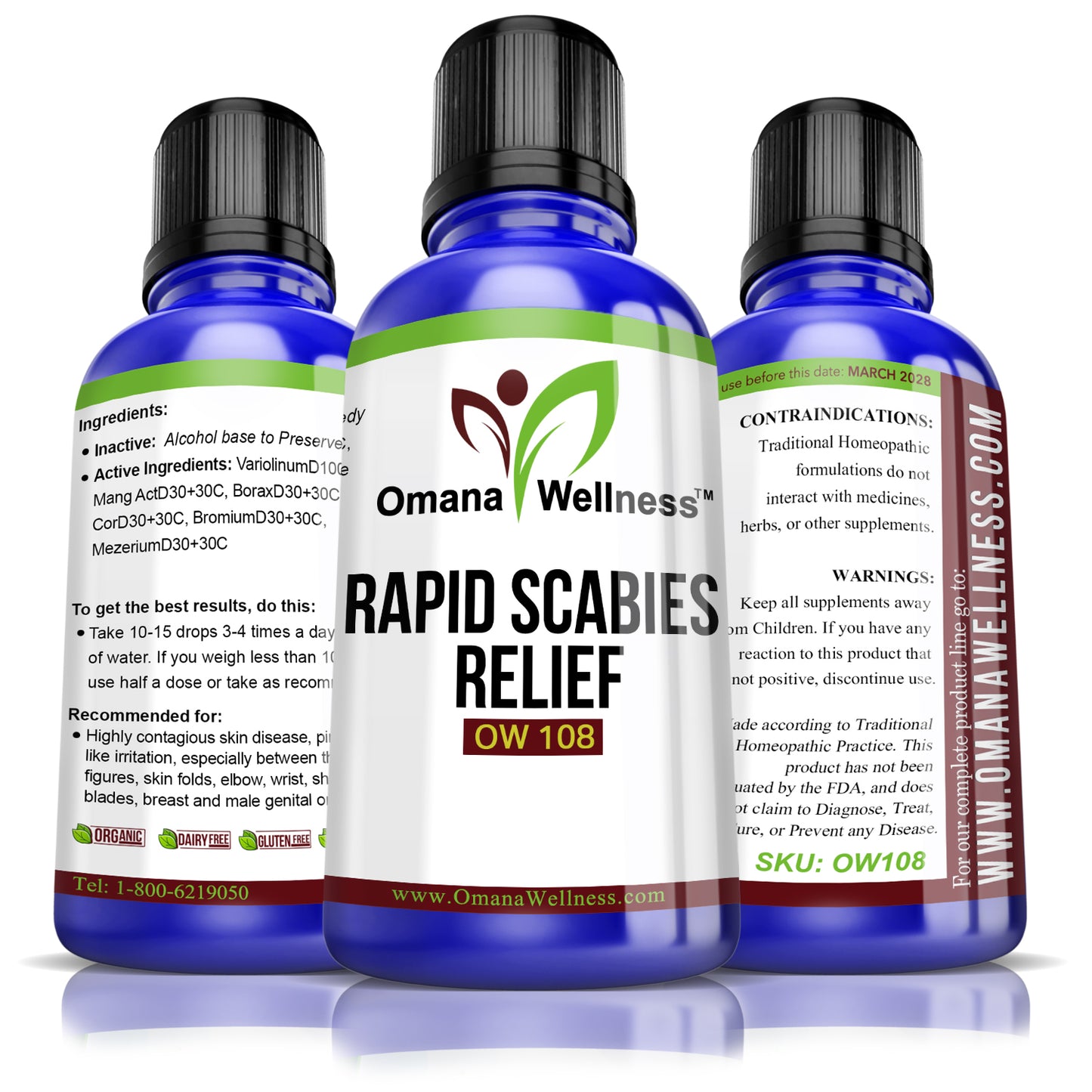 RAPID SCABIES RELIEF OW108