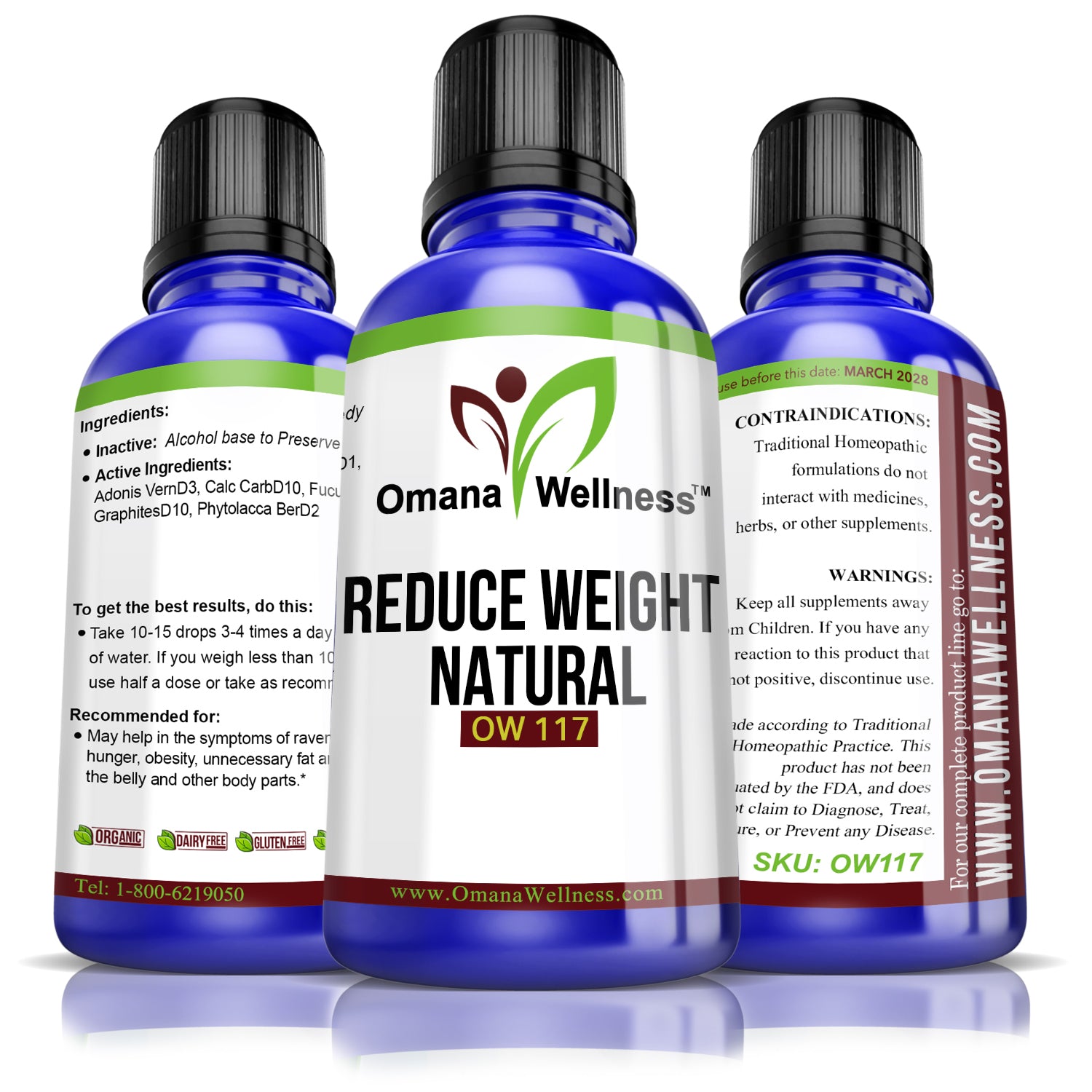 REDUCE WEIGHT NATURAL OW117