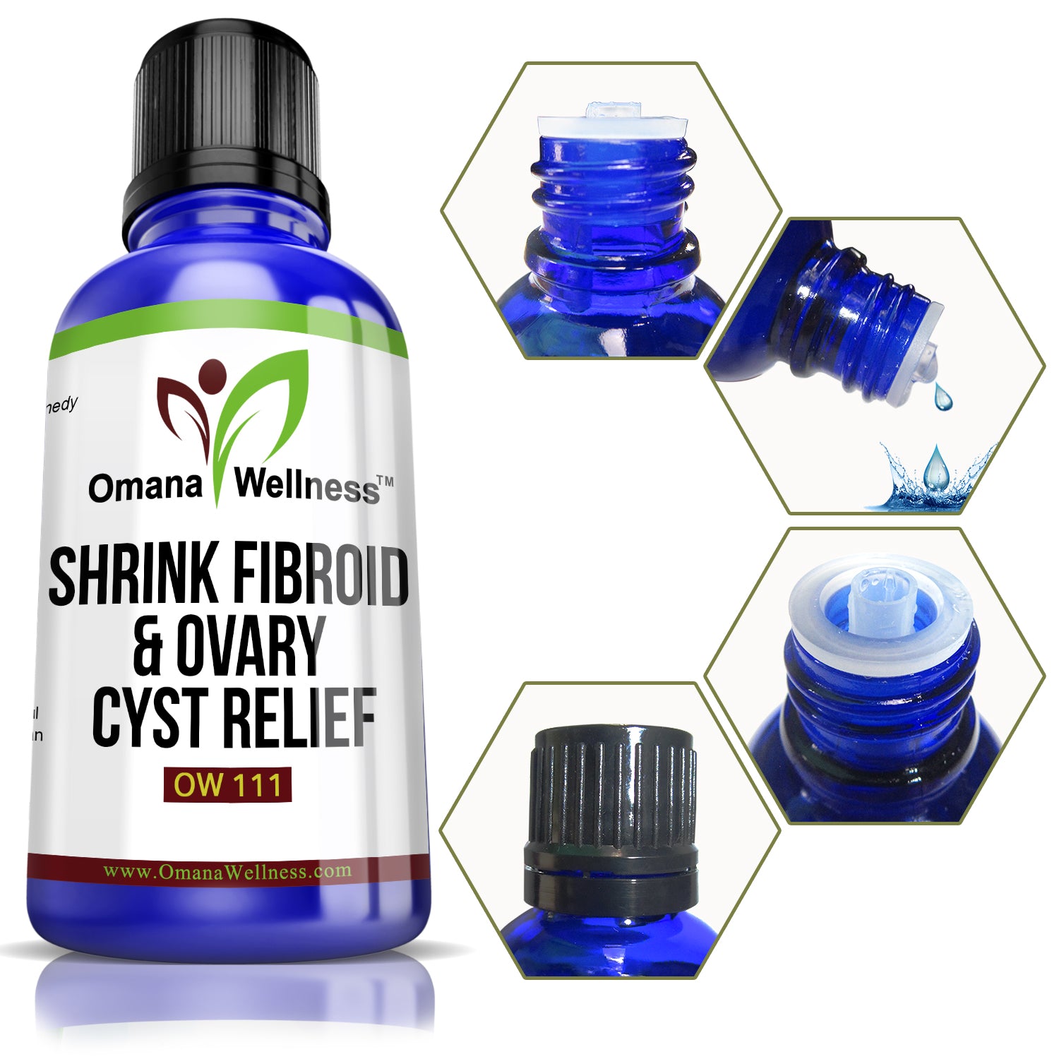 SHRINK FIBROID & OVARY CYST RELIEF OW111